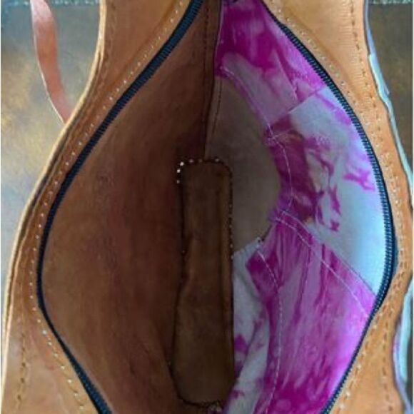 Very nice leather shoulder bag - Picture 3 of 3